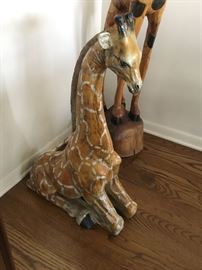 Midcentury giraffe approximately 4 ft tall. $400