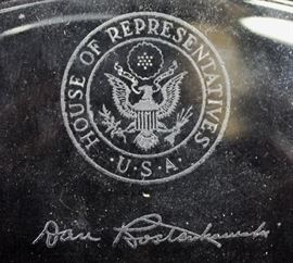 from Congressman Dan Rostenkowski's Estate. Chicago, Illinois U.S. Politics