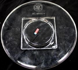 Crystal from Congressman Dan Rostenkowski's Estate. Chicago, Illinois U.S. Politics