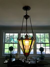 Arts and Crafts Style Chandelier