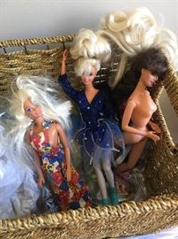 Barbie dolls, early 90's