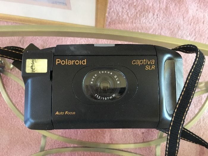Vintage Polaroid Captiva SLR camera