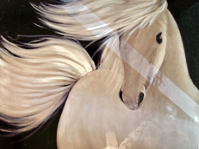 Lacquered Horse Art