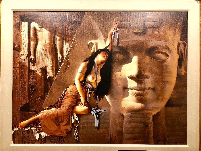 "Aida" Canvas Print Signed & Numbered by Maher Morcos