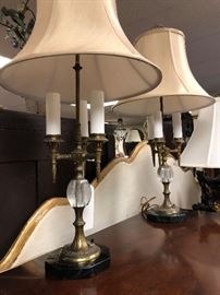 HV. Pair of Pairpoint Table Lamps.