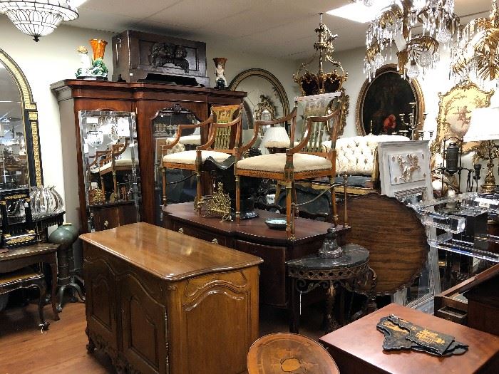 Mercantile. Furniture. French Provincial, Louis XV and XVI, Georgian, Victorian, Edwardian, Arts & Crafts, Art Deco, Mid-century Modern, Contemporary, and much more!