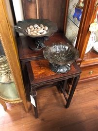 Chinese Nesting Tables, Bronzes