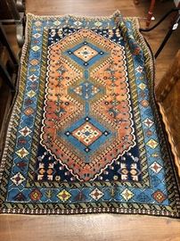 Central Asian Tribal Carpet. 3'6" x 5'2".