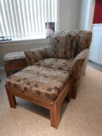 CHAIR & OTTOMAN