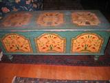 vintage hand painted chest