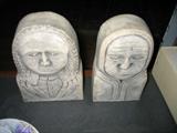 George and martha Washington bookends