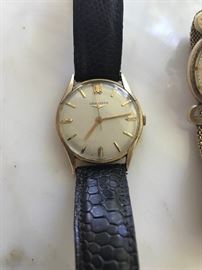 Vintage Longines 14k gold mens watch