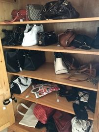 All authentic handbags, fendi, Gucci, chanel, louis Vuitton, Michael kors, kate spade