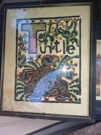 T is Turtle earl Older walter anderson Framed Print