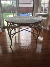 Wicker Table $99  Height 28 width  42 length 42 