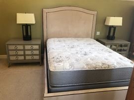 Please Note:
Mirrored Nightstands are NFS
Mattress/Boxspring are NFS