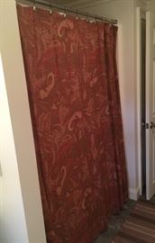 Paisley shower curtain