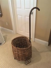 Antique Wicker shopping basket