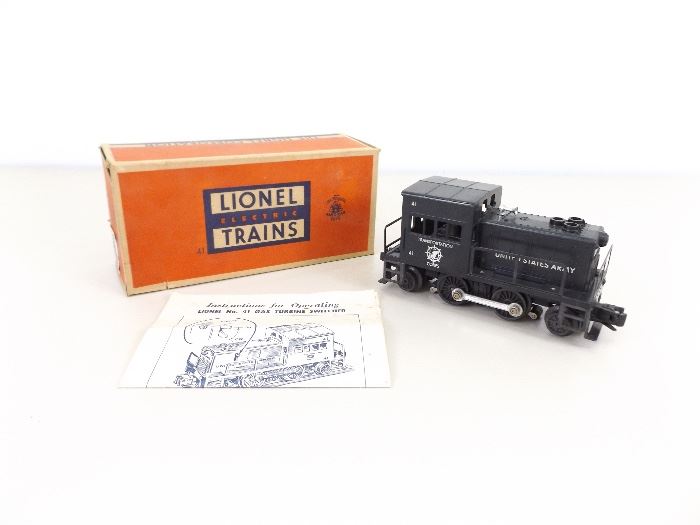Vintage Lionel Trains No. 41 Army Diesel Switcher
