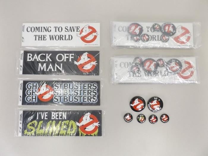 3 Original 1984 Columbia Pictures Ghostbusters Super Fan Lots

