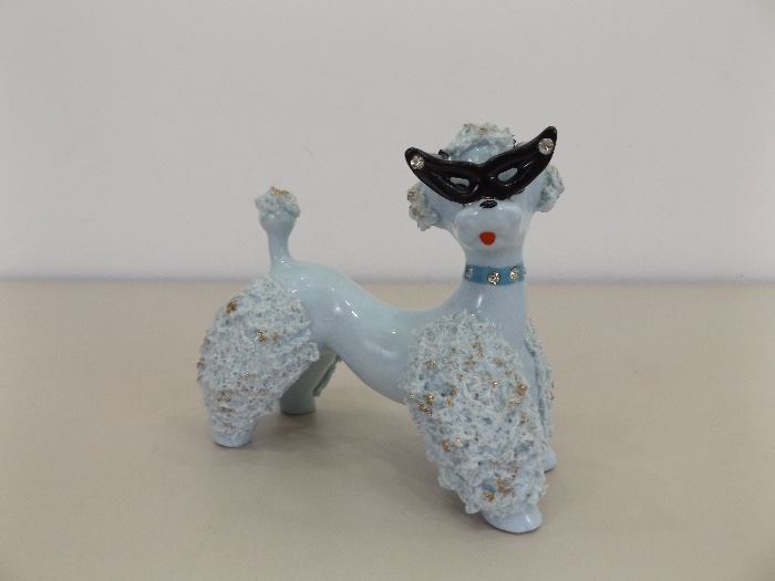 Vintage Porcelain Japan Poodle Figurine
