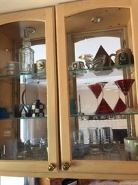 LARGE ASSORTMENT OF GLASSWARE SETS