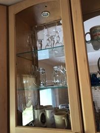 LARGE ASSORTMENT OF KITCHEN GLASSWARE