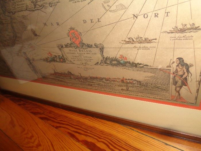CLOSE UP VIEW OF DESCRIPTION OF UNITED STATES MAP