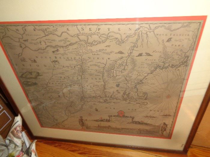 RARE AMERICAN MAP