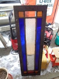 ORIGINAL STAINED GLASS VICTORIAN WINDOW
