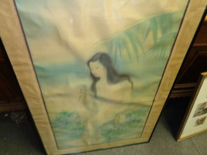 CLOSE OF VIEW OF ASIAN ARTIST PORTRAIT