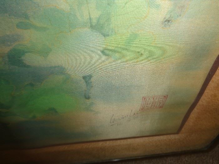 CLOSE OF VIEW OF ASIAN ARTIST PORTRAIT