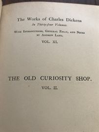 Set of 18 Charles Dickens Antique Books: Published 1902 Detail