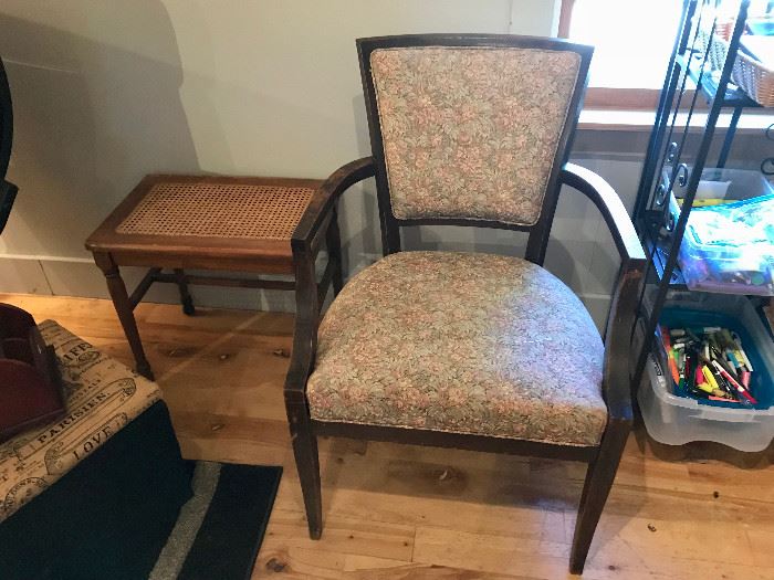 Side Chair / Cane Top Table