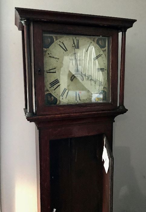 Antique Grandfather Clock Detail