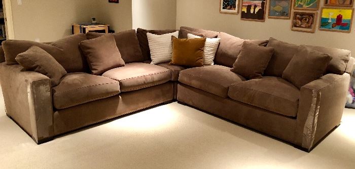 Crate and Barrel Sectional - virtually brand new!