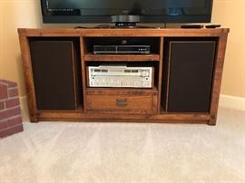 Only the furniture piece in this picture is being offered for sale - the electronics are not included. Thank you.