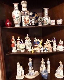 Orientalia, Llardro style figurines, occupied Japan.
