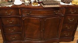 Large mahogany dresser.