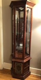 Curio display cabinet.