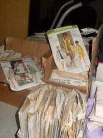 Vintage clothes patterns-some 1970's