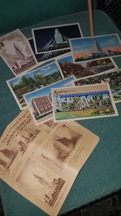 Much, much vintage ephemera!! Post cards, magazines, advertising