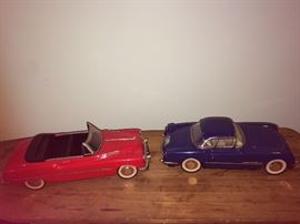 Many Tin and Diecast Cars