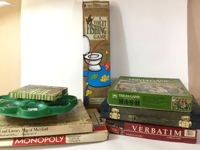 Assortment of Vintage Board Games and More    http://www.ctonlineauctions.com/detail.asp?id=738874