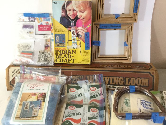 Large Craft Bundle including Weaving Loom	      http://www.ctonlineauctions.com/detail.asp?id=738899         