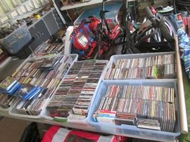 Hundreds of CD's