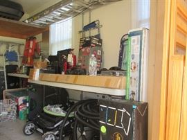 Crib, Folding Stroller, Car seat