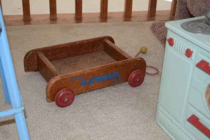 Vintage Playschool Wagon