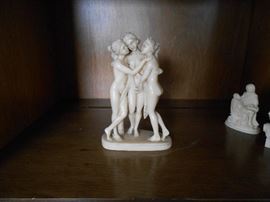 3 Muses -  Nude - Greek Figures - made in Italy 