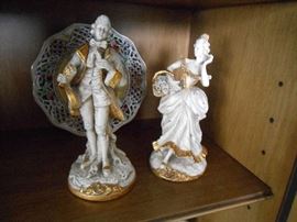 Porcelain french figures